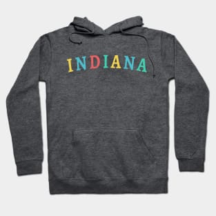 Colorful Indiana State Hoodie